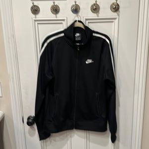 Men’s Black/White Nike Jogger Jacket.